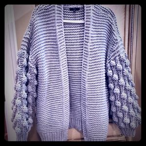 Thick sweater cardigan